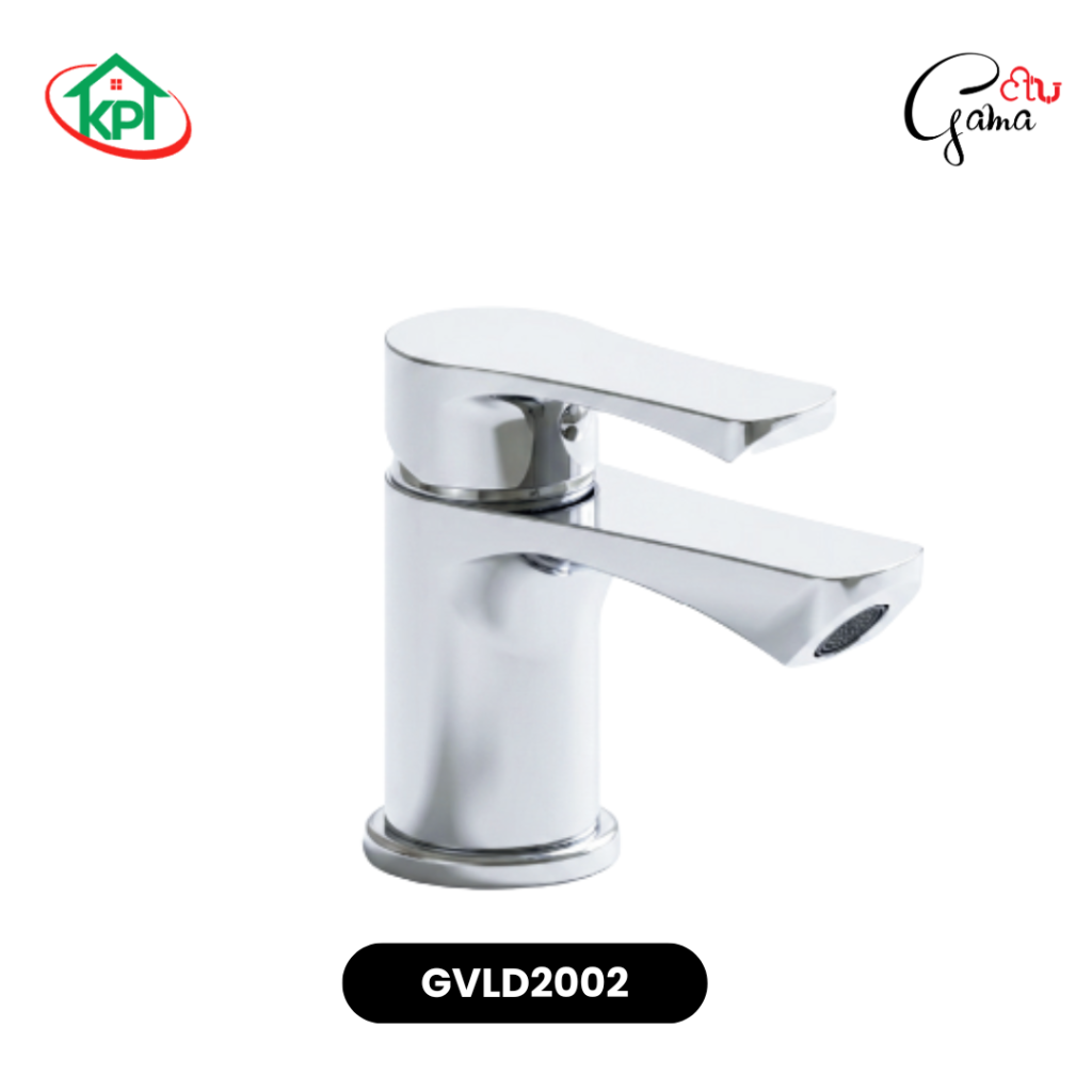Vòi Lavabo đồng thau nóng lạnh GAMA GVLD2002