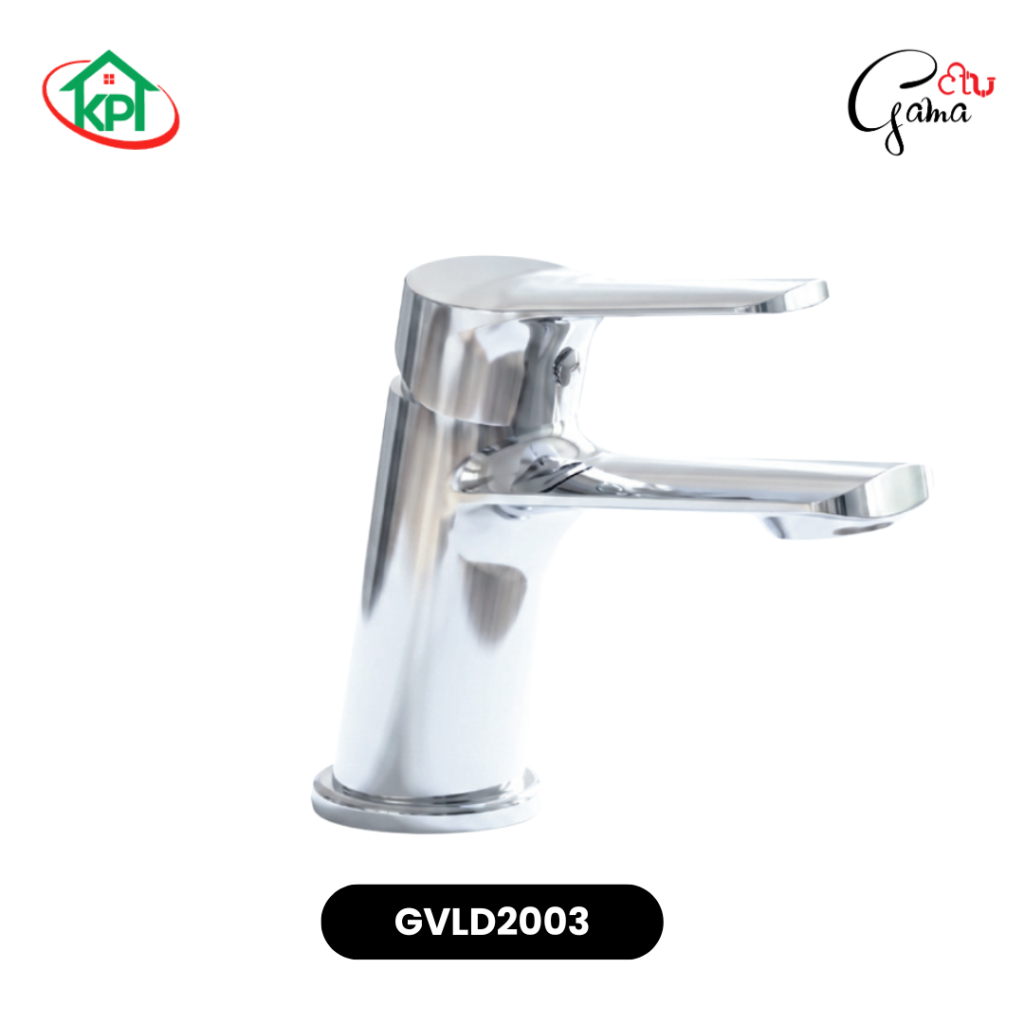 Vòi Lavabo đồng thau nóng lạnh GAMA GVLD2003