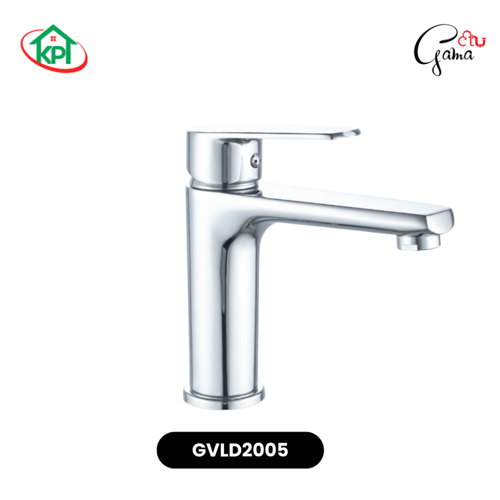 Vòi Lavabo đồng thau nóng lạnh GAMA GVLD2005