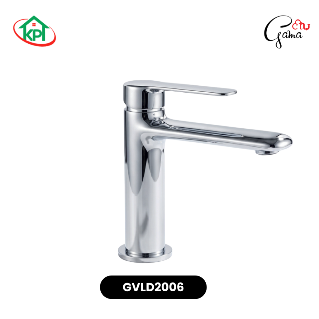 Vòi Lavabo đồng thau nóng lạnh GAMA GVLD2006