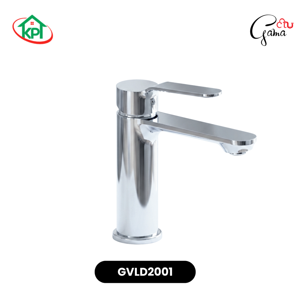 Vòi Lavabo đồng thau nóng lạnh GAMA GVLD2001
